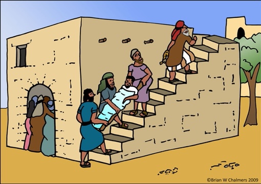 A Man Through a&nbsp;Roof